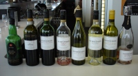 The spread of Jacob's Creek wines we worked our way through in about 15 minutes!, Barossa Valley