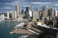 View of Sydney CBD from the Bridge pylon, Sydney