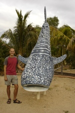 Ian with The Big Whale Shark, Exmouth