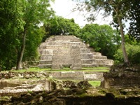 The Jaguar Temple at Lamanai