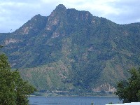 Indian Nose (looks like a Mayan Indian face lying down), San Pedro, Lago de Atitlan