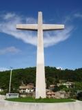 Cross at the viewpoint in Santa Lucia