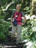 Ian in the cloud forest in Parque Nacional La Tigra