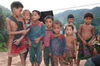 Children of Ban Nam Lai village, Ban Nam Lai Trek