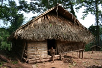 Our guesthouse in the village, Ban Nam Lai Trek