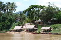 One of the many villages we passed on the Nam Tha River