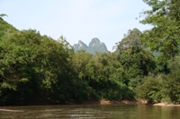 Mountain scenery, Nam Tha River