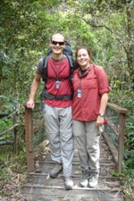 Us at the start of our Mt Kinabalu climb, Sabah