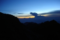 Dawn rising over Mt Kinabalu, Sabah