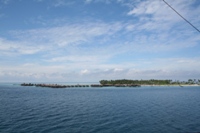 View from our room to Mabul Island, Sabah