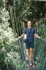 Ian on Canopy Walkway, Taman Negara