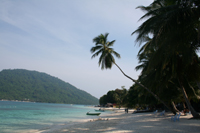 Tuna Bay beach (looking north), Pulau Perhentian Besar