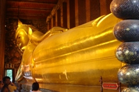 Enormous reclining Buddha, Wat Pho, Bangkok