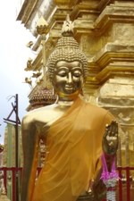 Golden Buddha at Wat Phrathat Doi Suthep, Chiang Mai