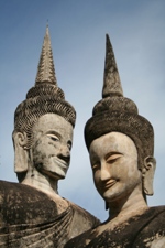 Large sculptures in Sala Kaew Ku Sculpture Park, Nong Khai