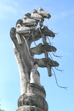(Tallest) 7-headed serpent sculpture in Sala Kaew Ku Sculpture Park, Nong Khai