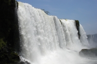 Impressive falls on Brazilian side of Iguacu Falls, Parque Nacional Iguacu