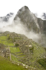 Machu Picchu site on Christmas morning